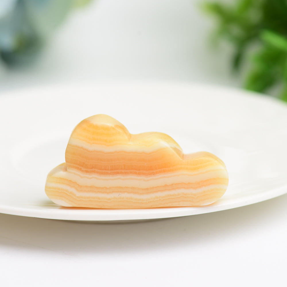 1.4"-2.5" Orange Calcite Cloud Crystal Carving Bulk Wholesale Wholesale Crystals USA