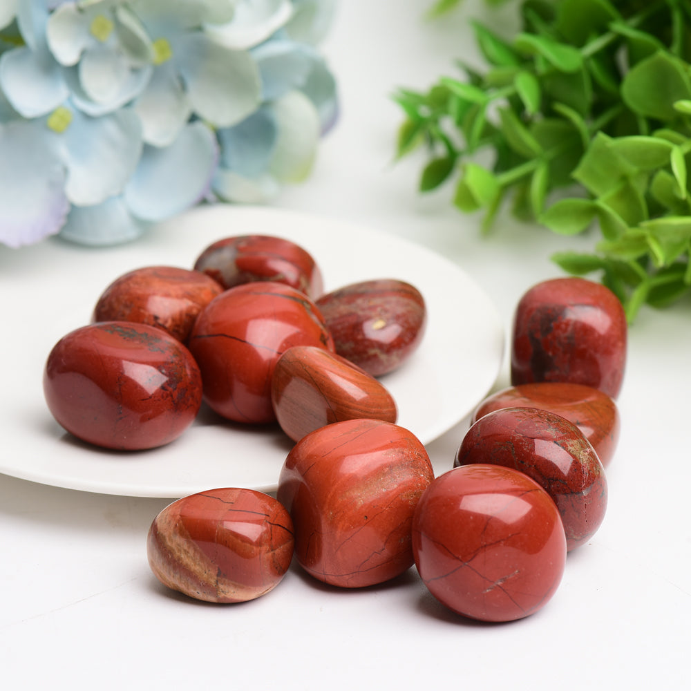 Red Jasper Crystal Tumbles Bulk Wholesale  Crystals USA