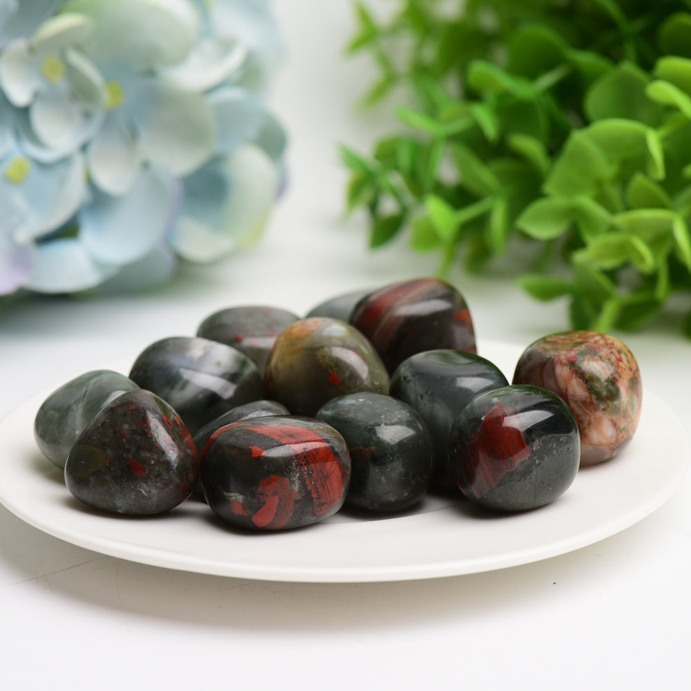 Blood Stone Crystal Tumbles Bulk Wholesale  Crystals USA