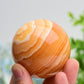 2.0"-4.0" Orange Calcite Crystqal Sphere Bulk Wholesale Wholesale Crystals USA