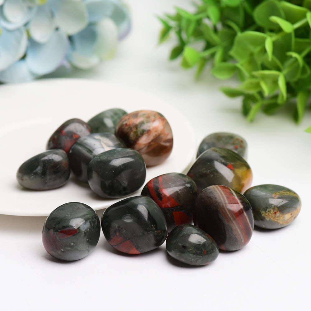 Blood Stone Crystal Tumbles Bulk Wholesale  Crystals USA