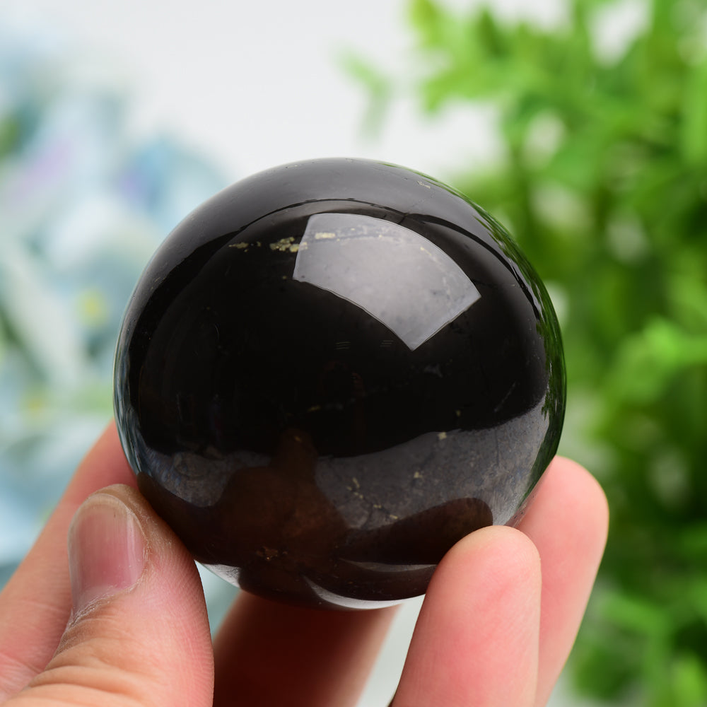 2.1" Shungite Sphere Bulk Wholesale Wholesale Crystals USA