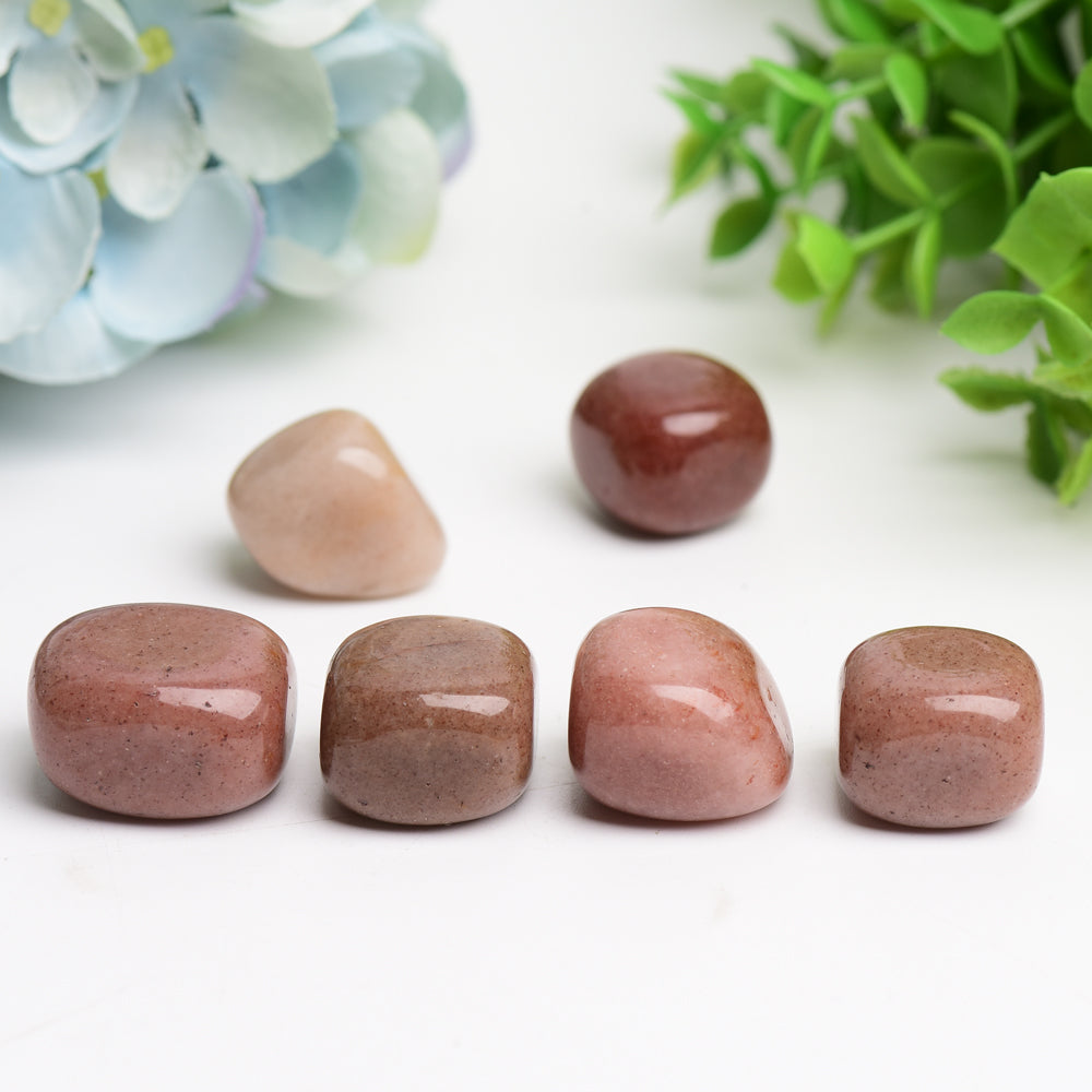 Red Aventurine Crystal Tumble Bulk Wholeslae  Crystals USA