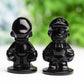 2.6" Black Obsidian Mario Crystal Carving Wholesale Crystals USA