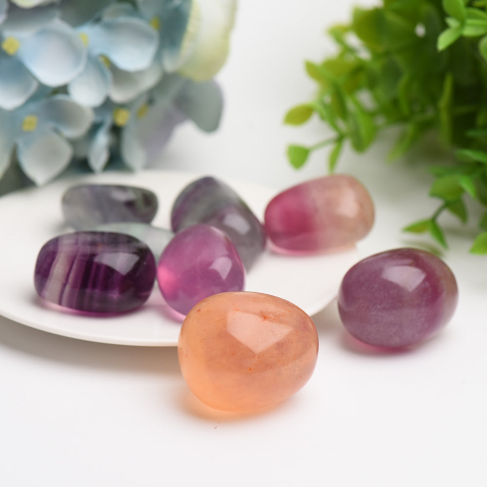 Rainbow Fluorite Crystal Tumbles Bag Bulk Wholesale Wholesale Crystals USA