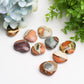 1.4" Polychrome Heart Crystal Carving Palm Stone Bulk Wholesale Wholesale Crystals USA
