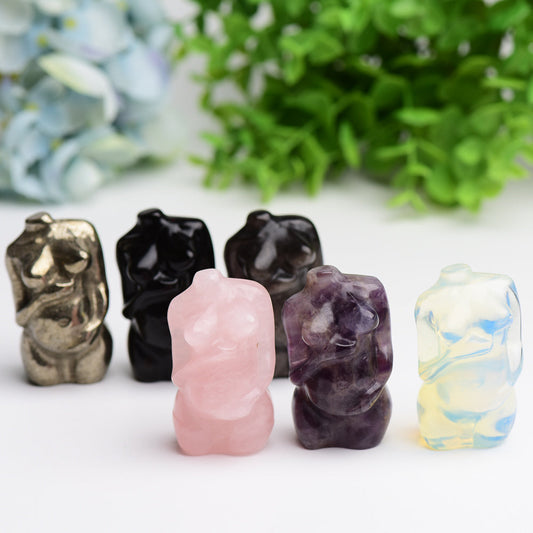 2.2" Crystal Model Carving Wholesale Crystals USA