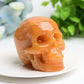 3.2" Orange Calcite Skull Crystal Carving Bulk Wholesale Wholesale Crystals USA