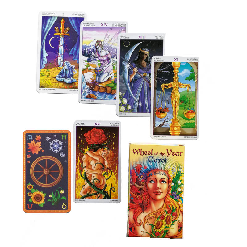 Wheel of the Year Tarot Card Bulk Wholesale  Crystals USA