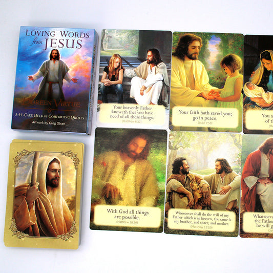 Loving Words From Jesus Tarot Card Bulk Wholesale  Crystals USA