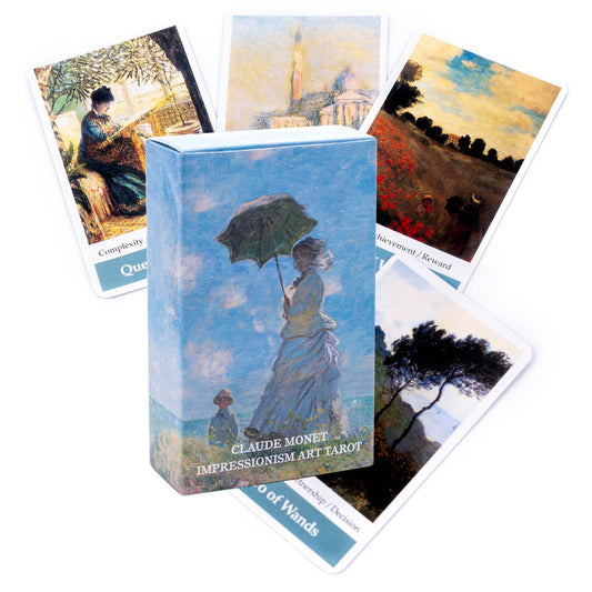 Claud Monet Impressionism Art Tarot Card Bulk Wholesale  Crystals USA