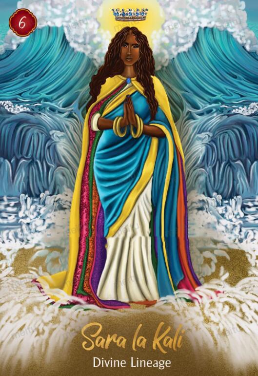 African Goddess Rising Oracle Tart Card Bulk Wholesale  Crystals USA
