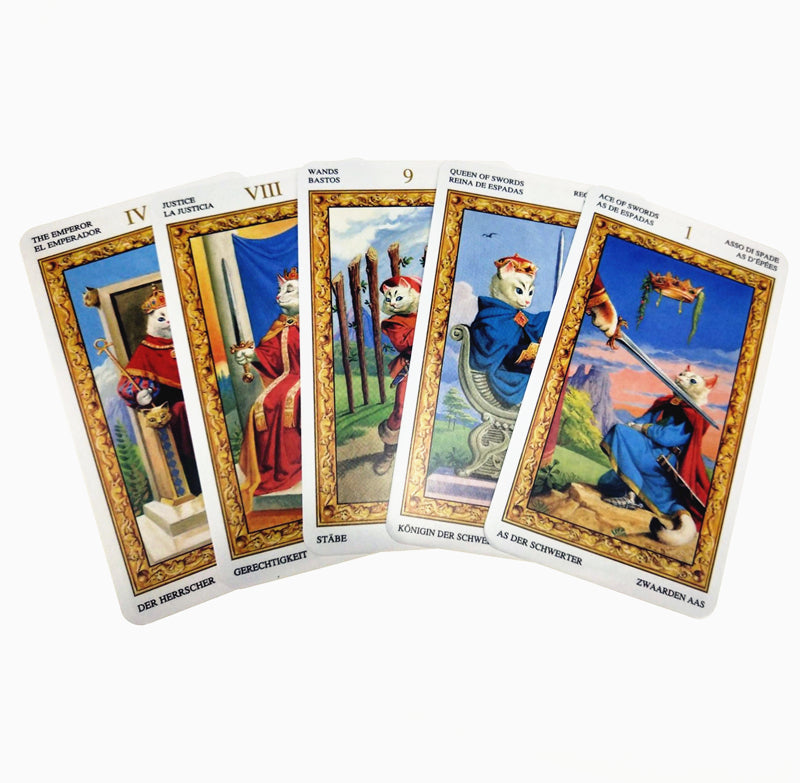White Cat Tarot Cards Bulk Wholesale  Crystals USA