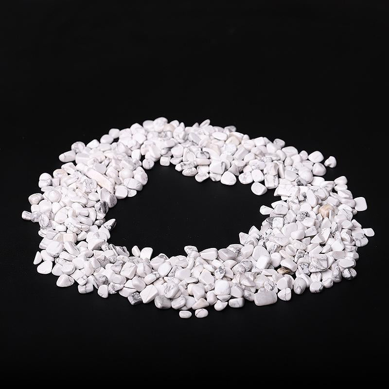 0.1kg Different Size Howlite Chips Crystal Chips for Decoration Wholesale Crystals USA
