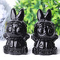 3.3" Pumpkin with Ghost Crystal Carvings for Halloween Wholesale Crystals USA