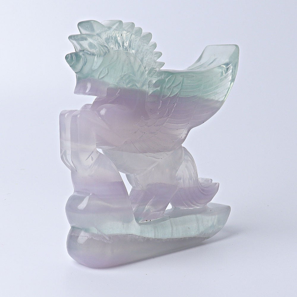 4.5" Fluorite Unicorn Crystal Carvings Wholesale Crystals USA