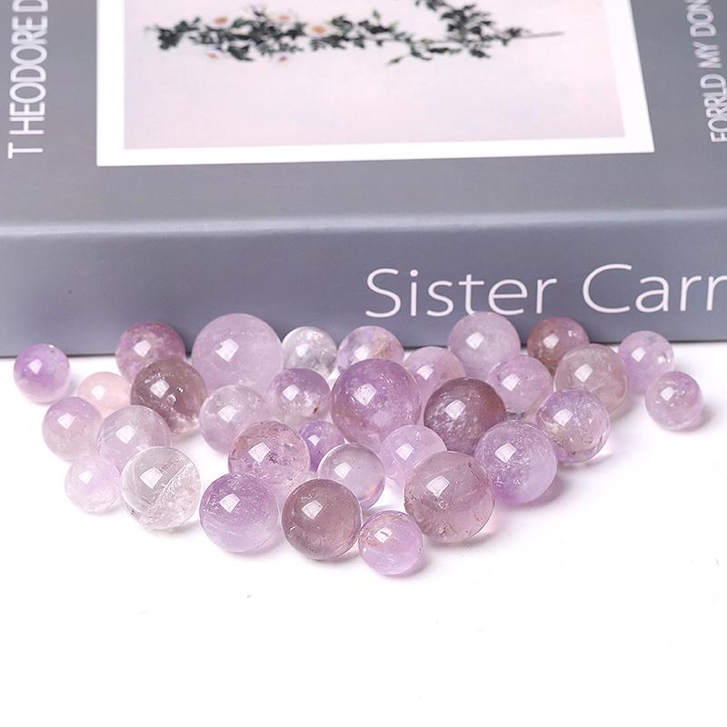 0.25kg 12mm Amethyst Sphere Wholesale Crystals USA