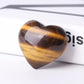 2" Tiger's Eye Heart Crystal Carvings Wholesale Crystals USA