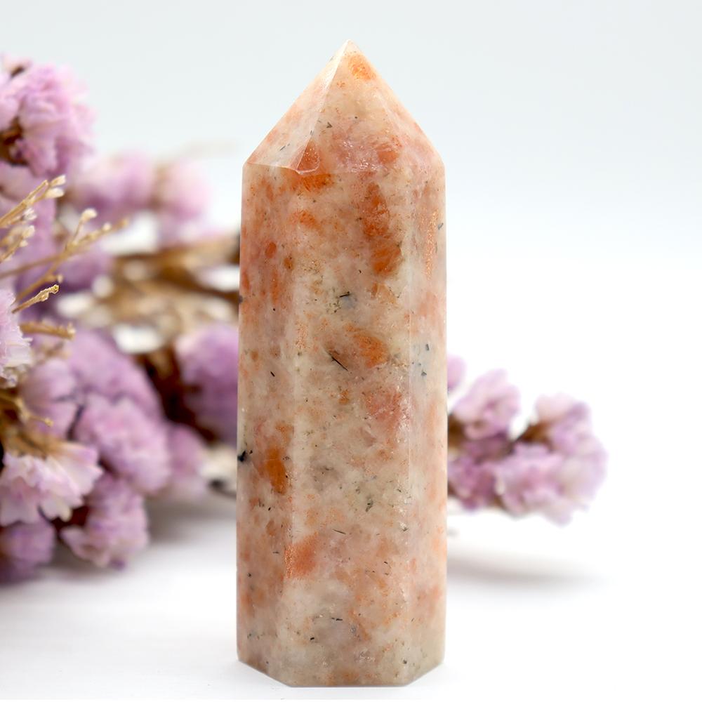 Natural Strawberry Quartz Points Reiki Gemstone Wands Wholesale Crystals USA