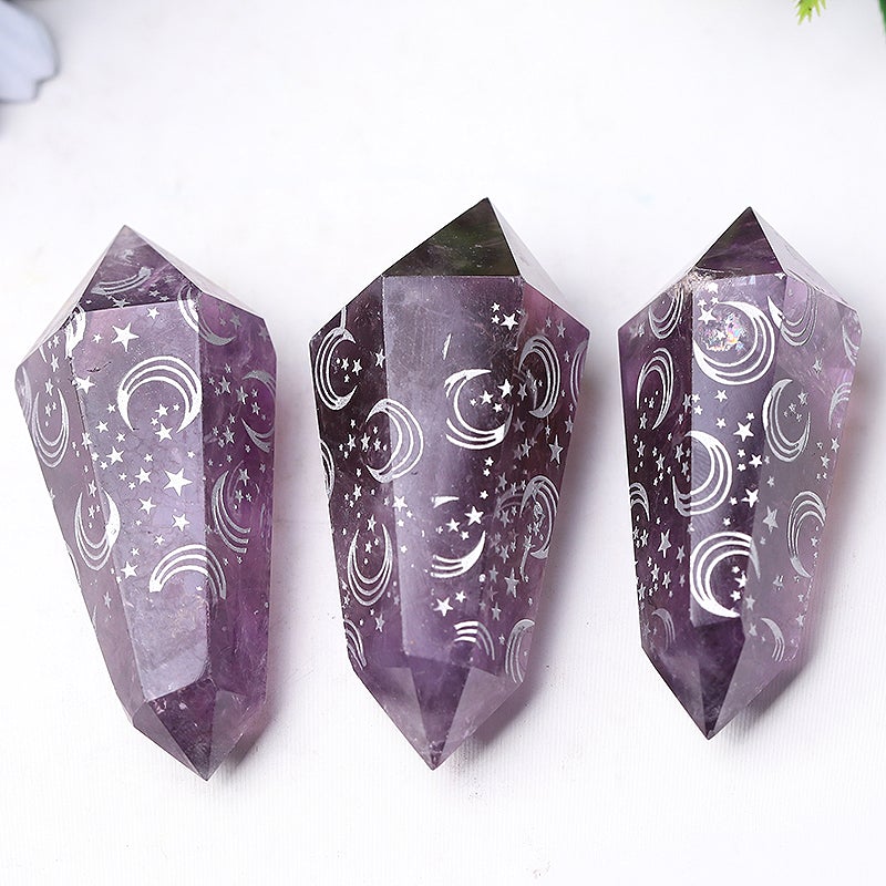 2.5" Amethyst Double Terminated Point Wholesale Crystals USA