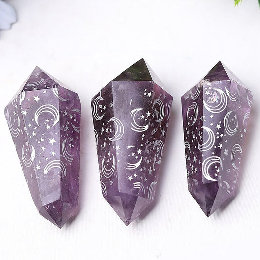 2.5" Amethyst Double Terminated Point Wholesale Crystals USA