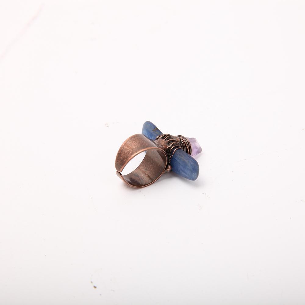 Handmade Amethyst Kyanite Ring Wholesale Crystals USA