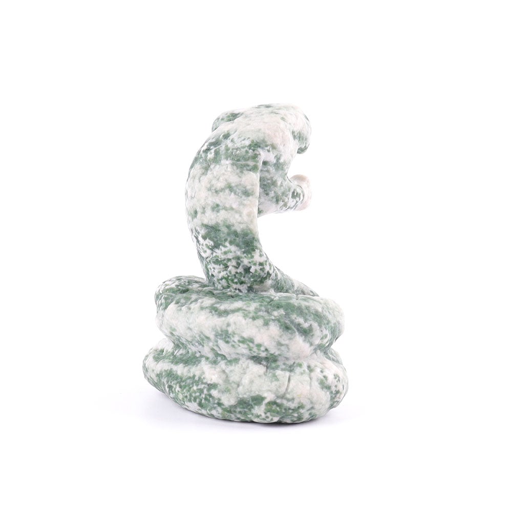 Unique Jade Cobra Snake Carvings
