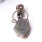 2.5" Labradorite with Amethyst Pendant for Jewelry DIY Wholesale Crystals USA