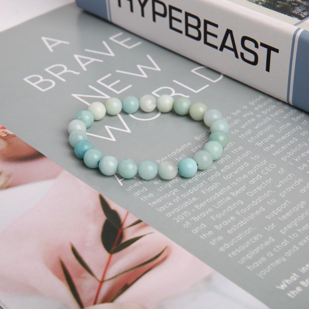 8mm Sky Blue Crystal Bracelet Wholesale Crystals USA