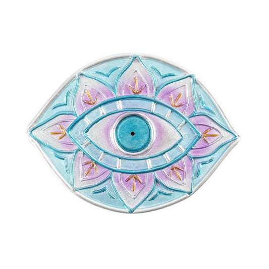 Resin Eye Shape Plate Incense Holder