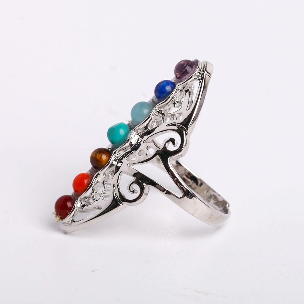 7 Chakra Adjustable Crystal Rrings Wholesale Crystals USA