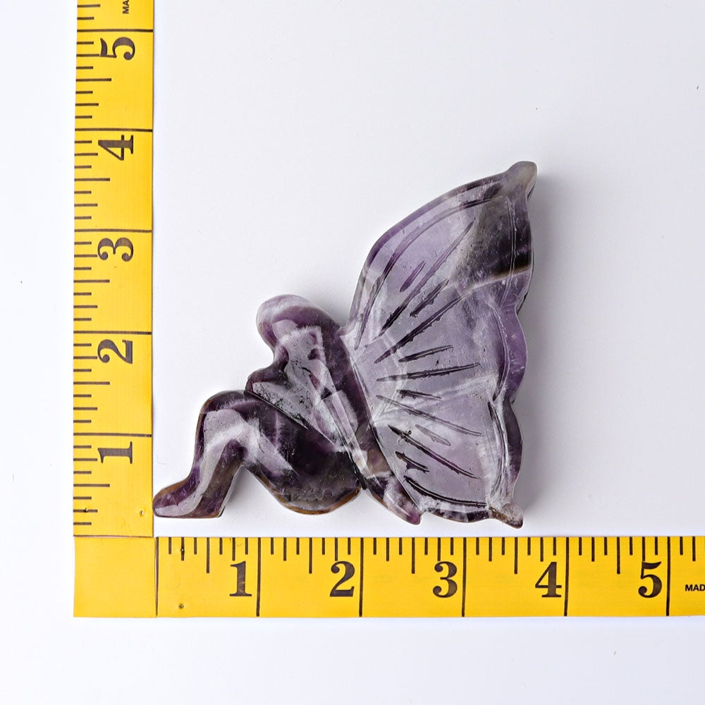 3.5" Dream Amethyst Fairy Crystal Carvings Wholesale Crystals USA