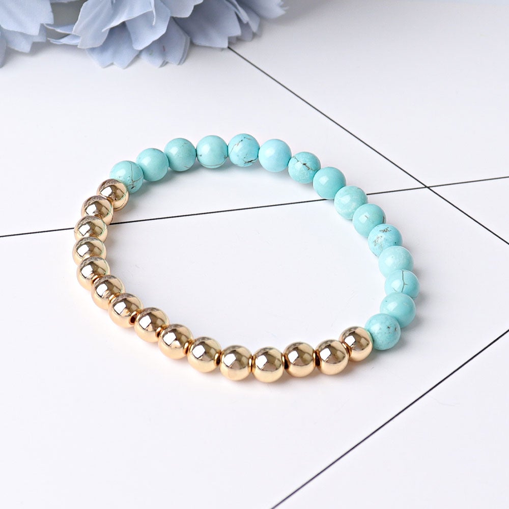 6mm Turquoise Crystal Bracelet Wholesale Crystals USA