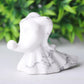 2.5"  Howlite Ghost Dog Crystal Carvings Wholesale Crystals USA