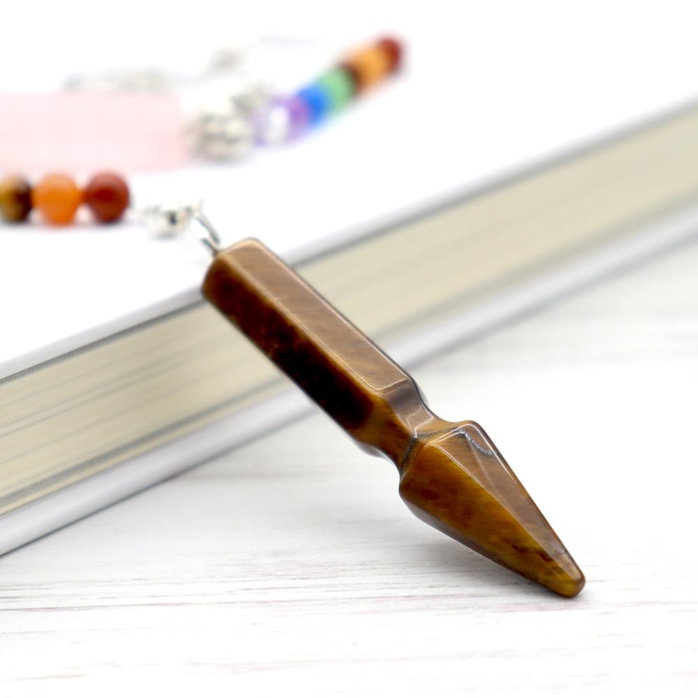 7 Chakra Healing Crystal Dowsing Pendulum Reiki Balance Meditation Jewelry Wholesale Crystals USA