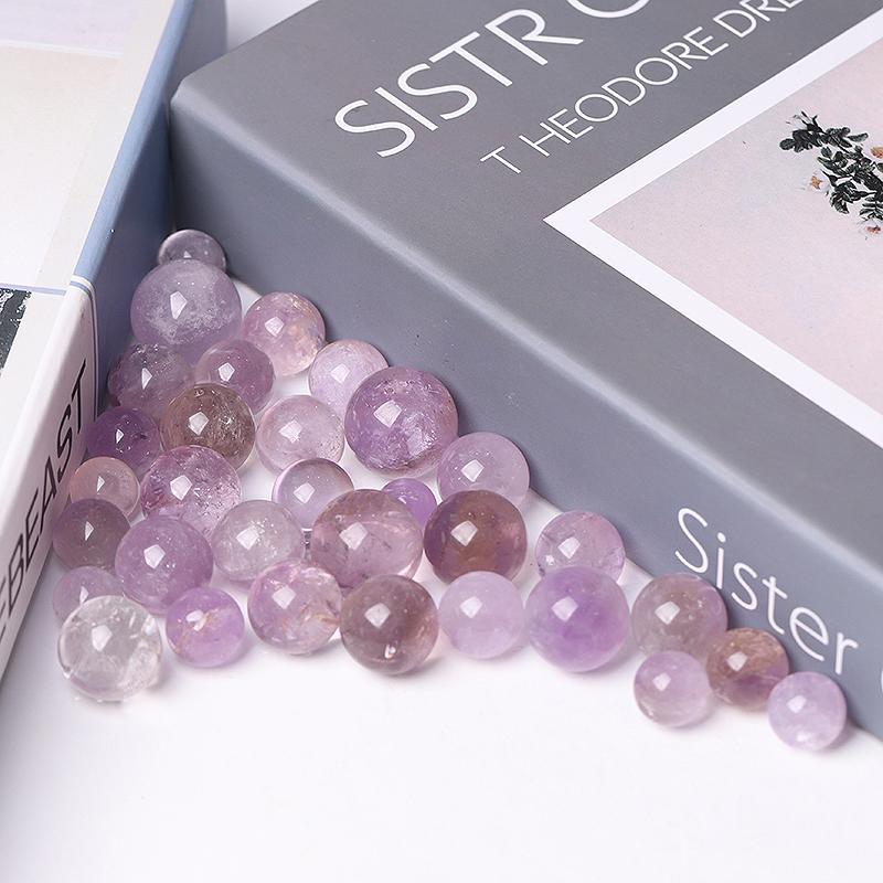 0.25kg 12mm Amethyst Sphere Wholesale Crystals USA