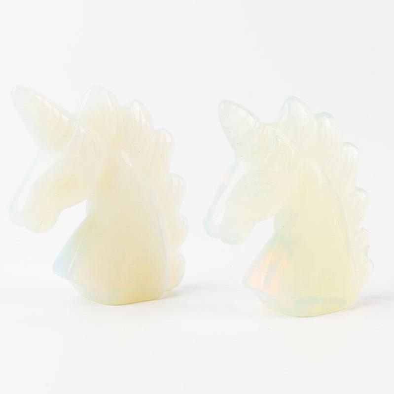 2" Opalite Crystal Carving Unicorn Wholesale Crystals USA