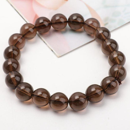 10.5mm Smoky Quartz Bracelet Wholesale Crystals USA