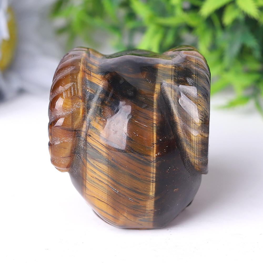 Tiger Eye Crystal Skull Carvings Wholesale Crystals USA