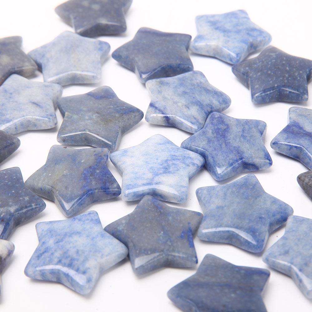 Blue Aventurine Star Carvings Wholesale Crystals USA