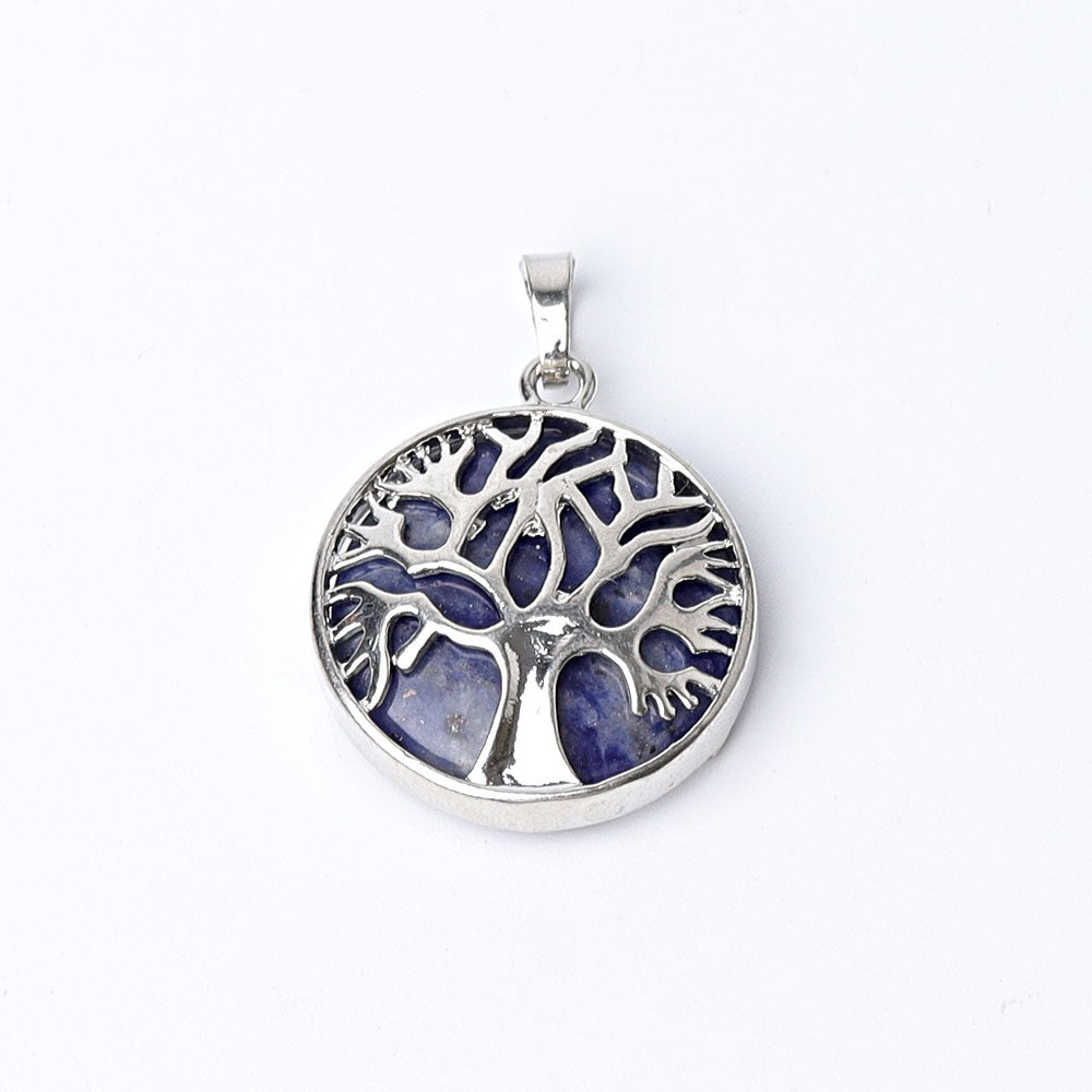 1.2" Tree of life Wrapped Crystal Pendant Wholesale Crystals USA