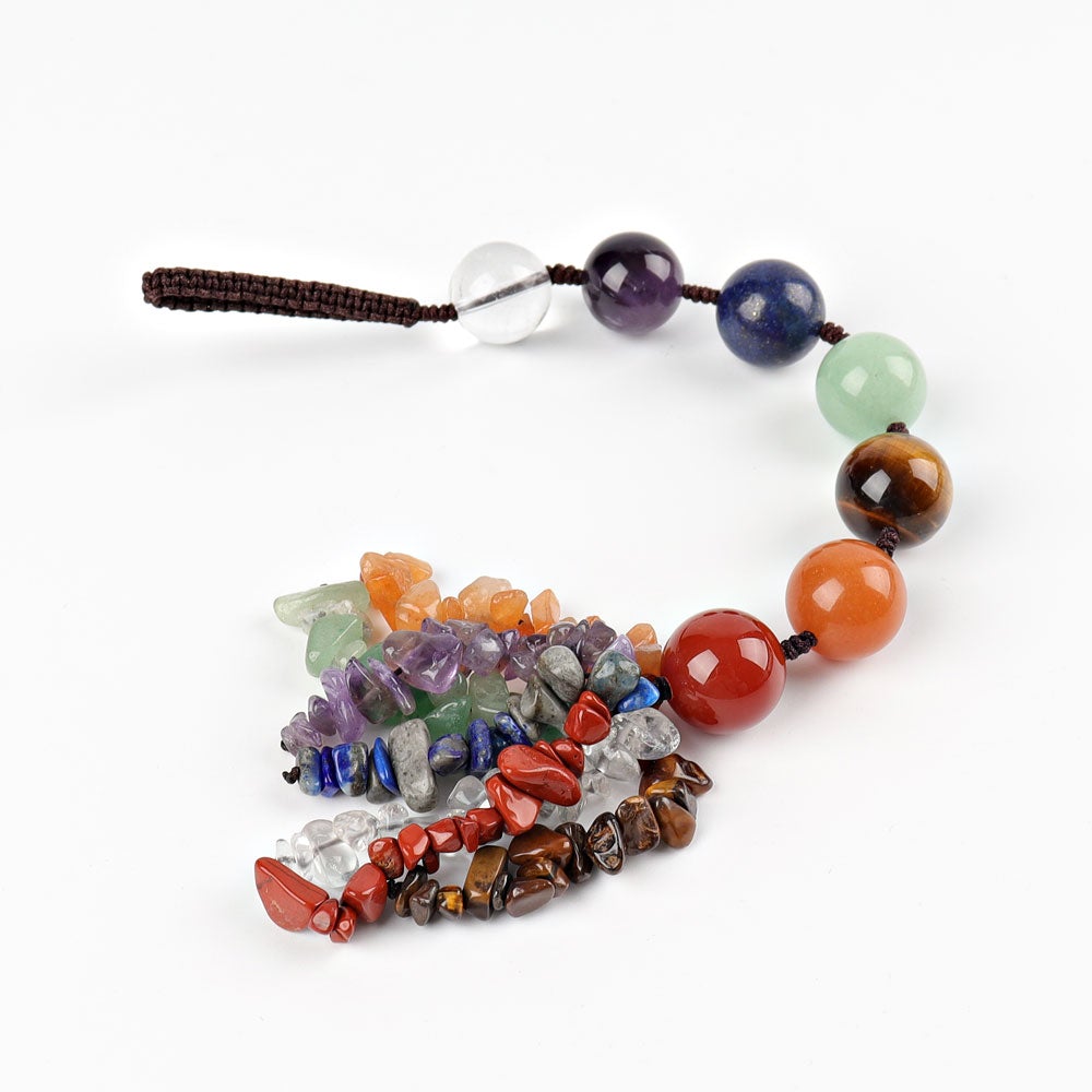 10" Chakra Crystal Hanging Ornament Wholesale Crystals USA
