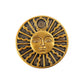 Resin Sun Face Plate Incense Holder