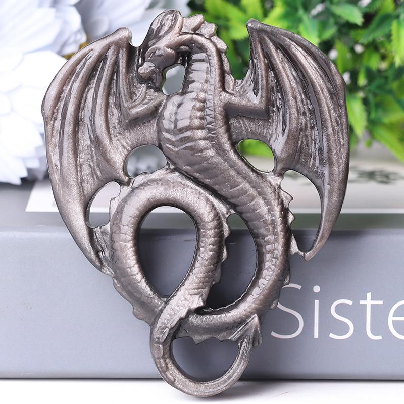 4" High Quality Dragon Crystal Carvings for Decoration Wholesale Crystals USA