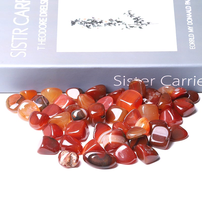 0.1kg Carnelian Crystal Tumbles Wholesale Crystals USA