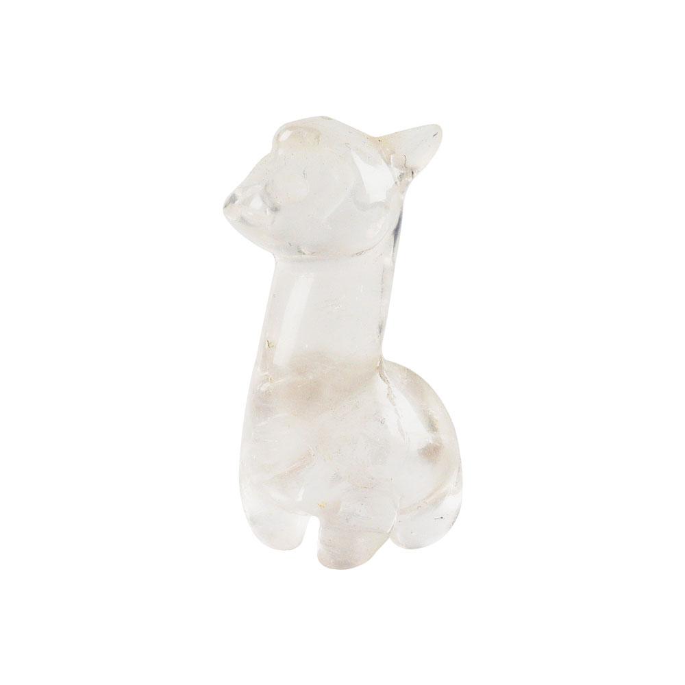 Clear Quartz Crystal Carving Alpaca Wholesale Crystals USA