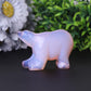 3" Pink Opal Bear Carving for Collection Crystal Gift Wholesale Crystals USA