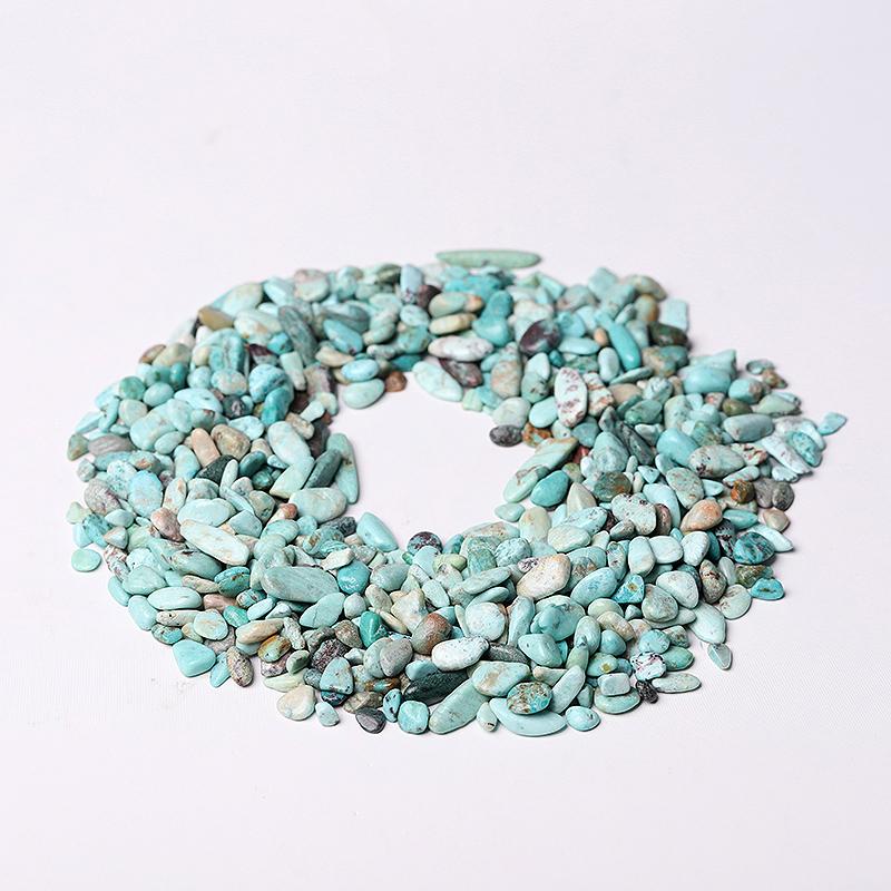 0.1kg 5-7mm Natural Turquoise Chips for Decoration Wholesale Crystals USA