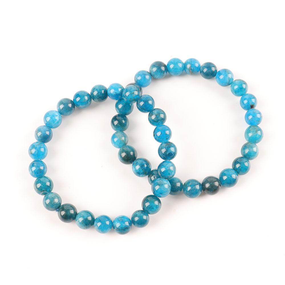 8mm Blue Apatite Bracelet Wholesale Crystals USA