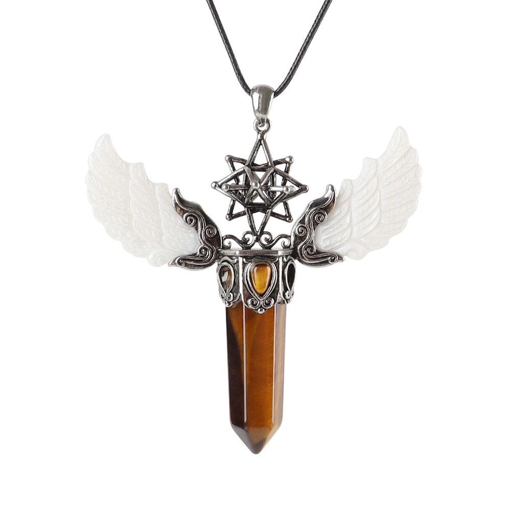 Crystal Point Vintage Wing Pendant Wholesale Crystals USA